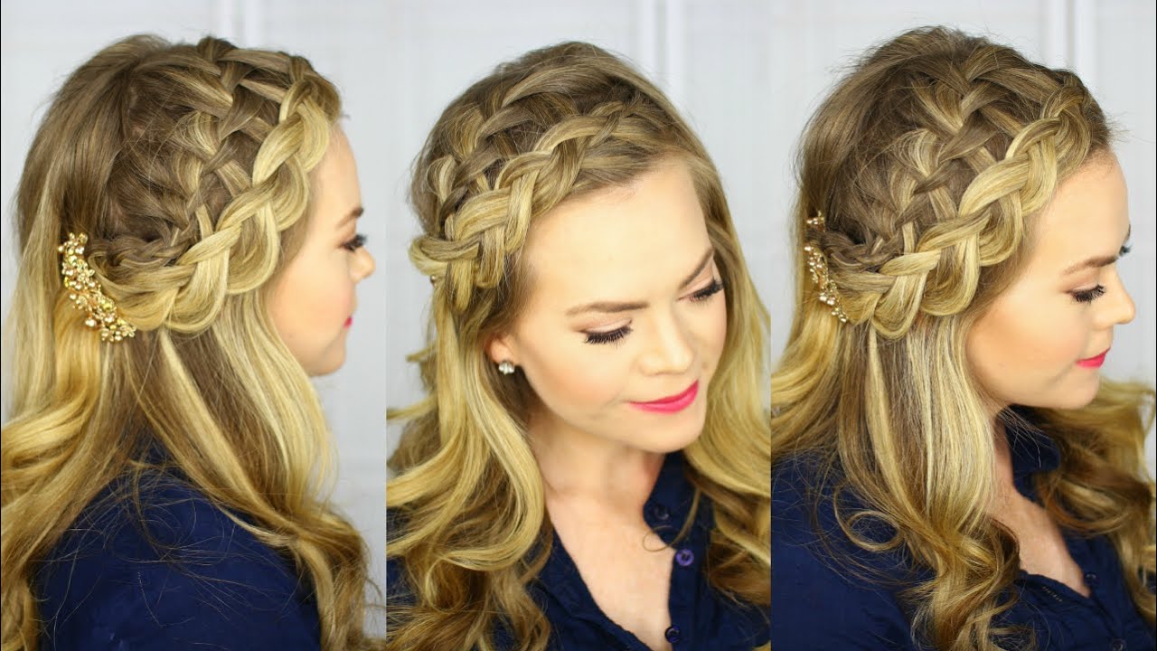 Waterfall Dutch Headband Braid YouTube