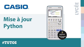 Tutoriel mise à jour PYTHON de la calculatrice CASIO Graph 90+E  (version 3.20)