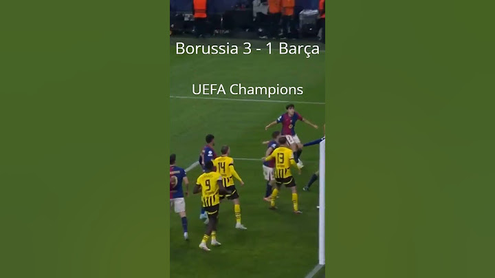 PRIMERA PERDIDA EN EL 2025, Borussia 3 - 1 Barça #fcbarcelona #borussiadortmund  #uefa #champions