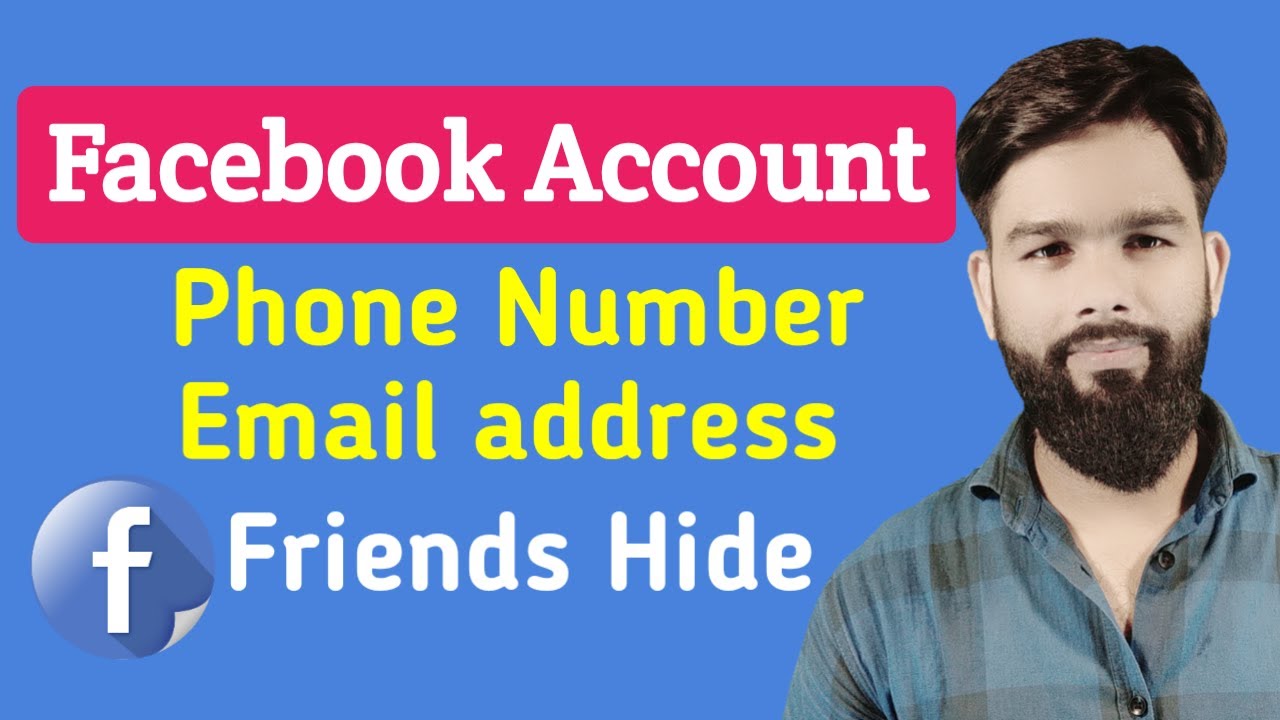 How to Hide Facebook phone number & email address friends list || Facebook privacy setting - YouTube