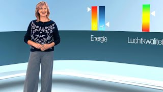 Weervrouw Sabine Hagedoren Met Het Vlaamse Weerbericht Van Zondag 4 Januari 2026 Op Vrt 1