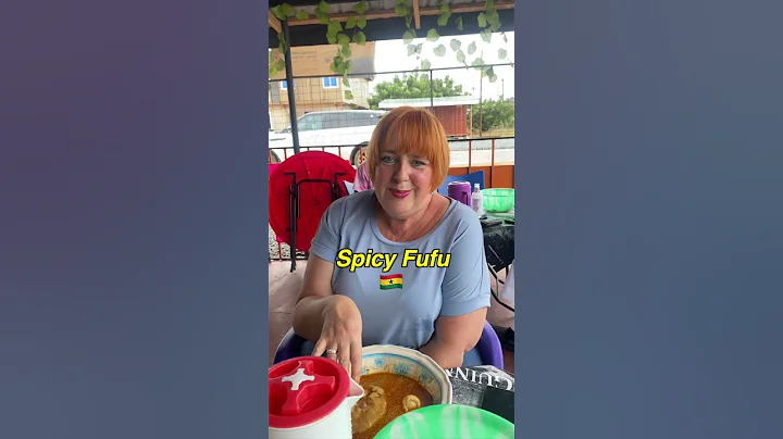 Fufu and palm soup - Fufu Mukbang #shorts