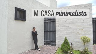 Casa pequeña, sencilla y MINIMALISTA en México  HOUSE TOUR actualizado