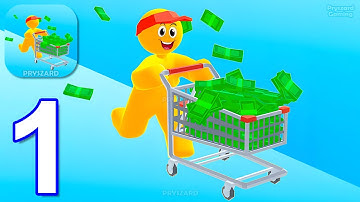 Mall Tycoon - Gameplay Walkthrough Part 1 Stickman Shop Mall Builder Adventure (iOS, Android)