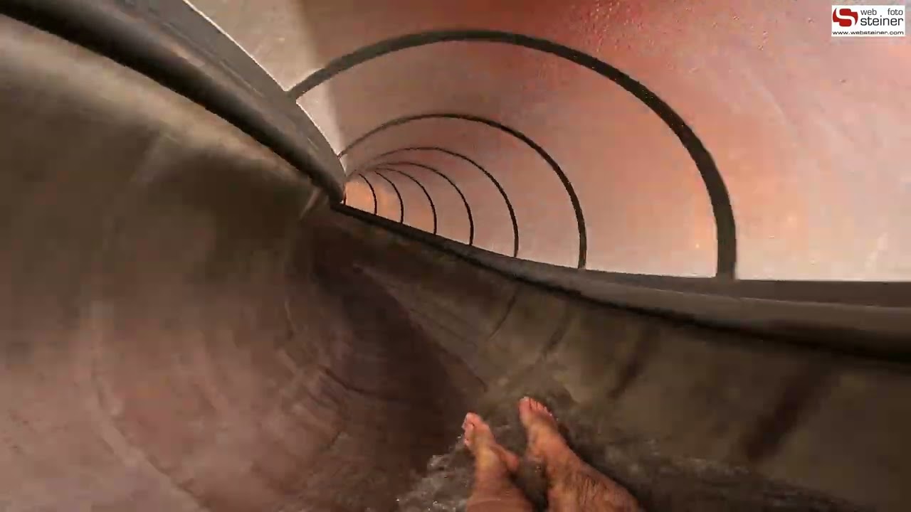 Rutschenspaß in der Sonnentherme Lutzmannsburg, 1. Februar 2022