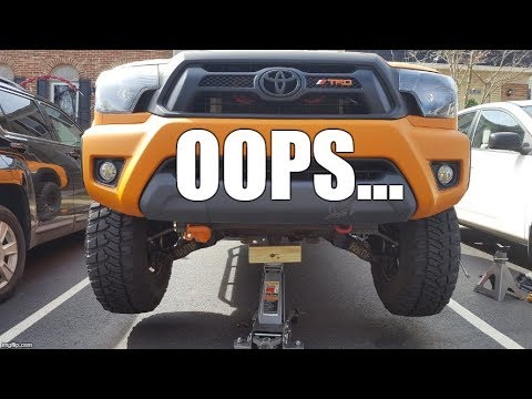 Greasing Spc Light Racing Upper Control Arms On A Toyota Tacoma