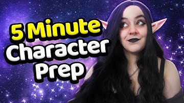 How to Flesh Out Your D&D Character in LESS THAN 5 Minutes