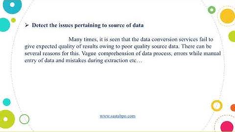 Data Entry Service Quality - Sasta Outsourcing Services