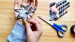 حنه شرائط سودانية لليد  use the tape to make this unique Sudanese Henna