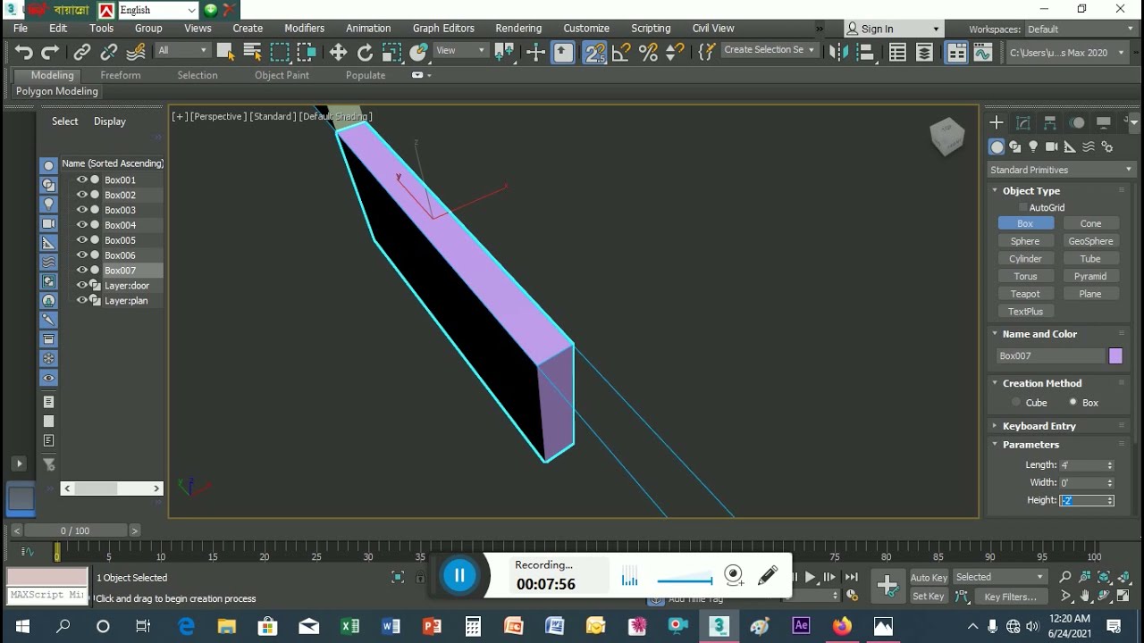 3dx Max Advanced 3D Modeling Bangla Tutorial Part -1 [ 2021]