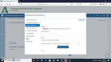 Crear Categoría e Importar Preguntas formato AIKEN