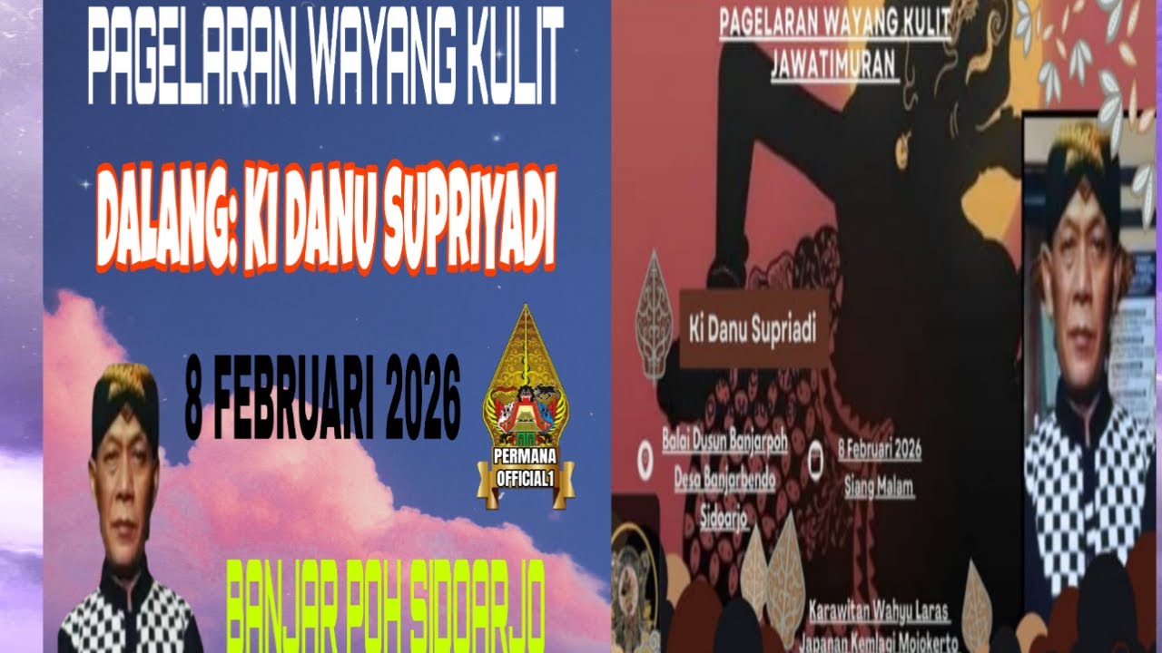LIVE WAYANG KULIT KI DALANG DANU SUPRIYADI///BANJAR POH BANJAR BENDO SIDOARJO