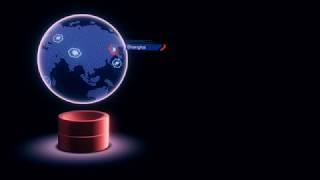 AnyUI - Map Your UI On Any 3D Surface Globe Demo