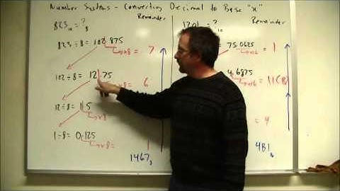 Number Systems   Converting Decimal to any Base