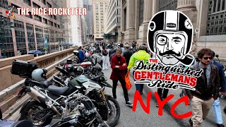 NYC Distinguished Gentleman's Ride 2024 [QUICK CUT] | Indian Scout Rogue In NYC | RR Vlog 120