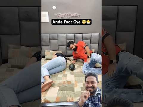 Mere Ande Foot Gye 🥚😂 Bhaari Nuksaan Hogya 😱 #prank #prankonhusband #viral #funny #comedy #shorts