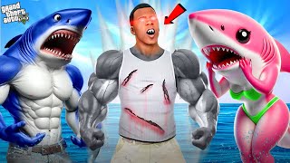 FRANKLIN Adopted By SHARK FAMILY In GTA 5!