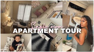 My Furnished Apartment Tour | Young Single Mom | 2022