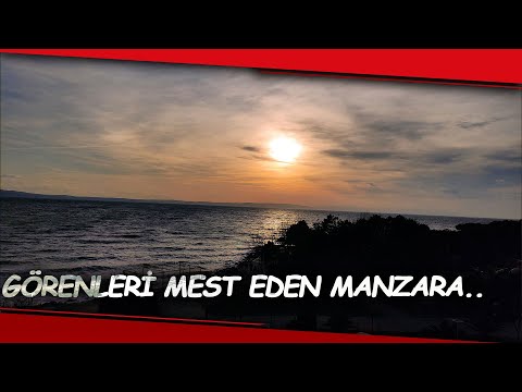 Armutlu'da Mest Eden Gün Batımı Manzarası