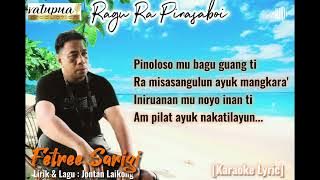 RAGU RA PINASABOI [Karaoke Lyric] - Fetree Sarigi #rimbaimurut 2023