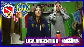 ARGENTINOS JUNIORS 0 BOCA 1 - Reacciones de Hinchas de River y Boca - LIGA ARGENTINA 2023