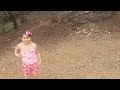 Passeando com minha amada filha, pelo terreno da  fazenda.