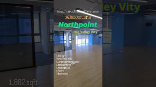 1,862 sqft #northpoint #midvalley #office #commercialrealestate #forrent Partly Fiited Office