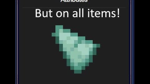 Attributes on ALL items | Hypixel Skyblock Alpha Update