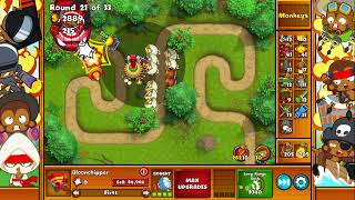 Lets Play Bloons Monkey City ZOMG Very Hard Long Forest Map No Commentary 1548