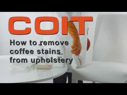 How To Remove Coffee Stains From Upholstery Youtube
