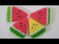 코바늘 수세미/ 초보용 수박수세미  Crochet  Watermelon  Dish Scrubber