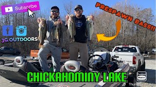 PRESPAWN CHICKAHOMINY LAKE (BIG FISH!!!!)