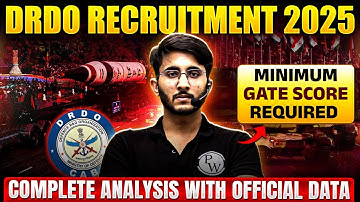 DRDO Recruitment 2025 | Minimum GATE Score Required | GATE 2025 / 2024 / 2023 Eligible