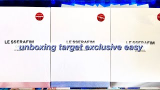 ☆ unboxing easy by le sserafim target exclusive albums ☆ collecting ot5 !!