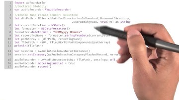 Making Sense of Audio Recorder - Intro to iOS App Development with Swift