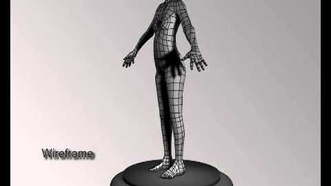 Female body modelling - base mesh