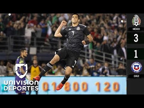 México 3-1 Chile - GOLES Y RESUMEN – JUEGO AMISTOSO