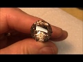 Faceting gemstones-  Rutilated quartz