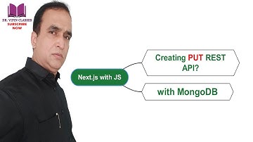 Next.js PUT Route Handler or API with MongoDB | Next JS Full Stack Course #61 | Dr Vipin Classes