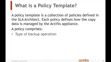 What is a Policy Template?