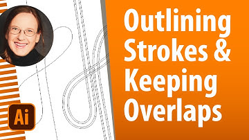 How To Outline Strokes And Keep Overlaps in Illustrator