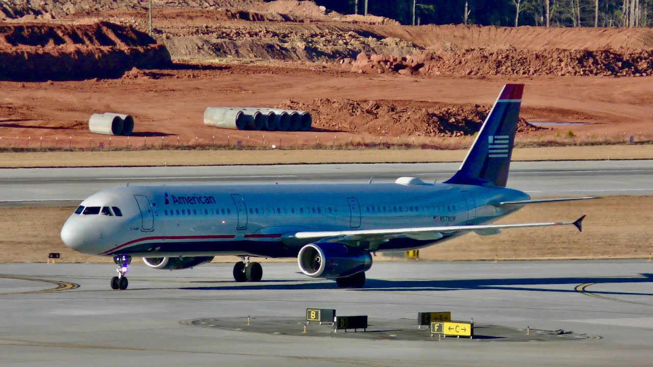 Windy Plane Spotting at Raleigh-Durham International Airport