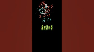 Multiplying 2-Digit by 2-Digit Numbers #Shorts