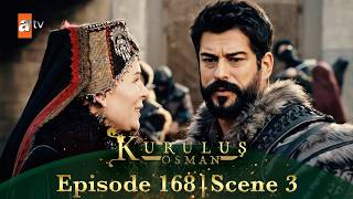 Kurulus Osman Urdu | Season 4 Episode 168 Scene 3 I Osman Sahab ne Malhun Khatoon ki jaan bacha li⚔️