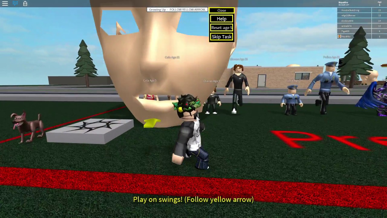 I M Not An Adult Yet Roblox Growing Up That Head Tho Youtube - im with stupid up arrow roblox