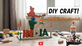 DIY India Map Craft🇮🇳 | Republic Day &amp; Independence Day School Project✨️