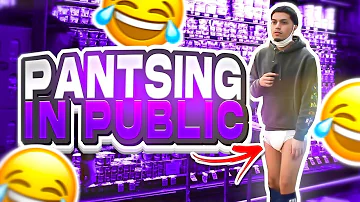 PANTSING IN PUBLIC PRANK!!! *EXTREMELY FUNNY*