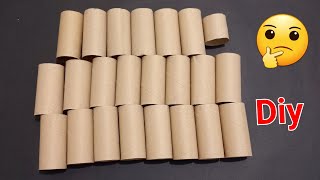 Do not throw toilet paper rolls! see what I made