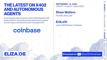 Eliza Social Club: The latest with x402 and autonomous agents