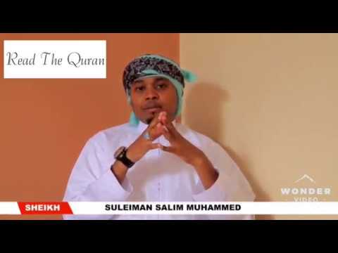 Sheikh Suleiman Salim Muhamed   Usikate Tamaa na Maisha